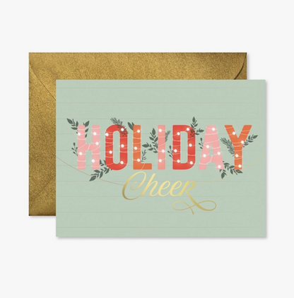 Holiday Cheer Christmas Greeting Card