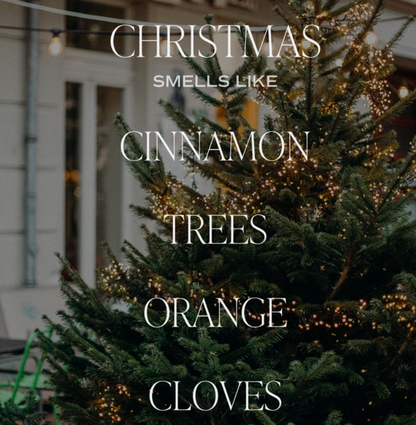 Christmas Soy Candle - White Jar