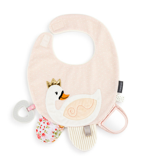 Activity Bib - Pink Swan