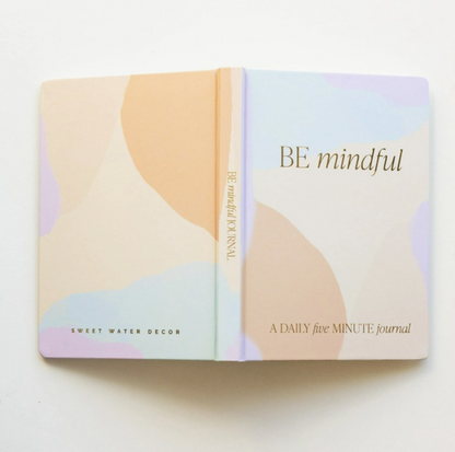 Be Mindful Multi-Colored Fabric Journal