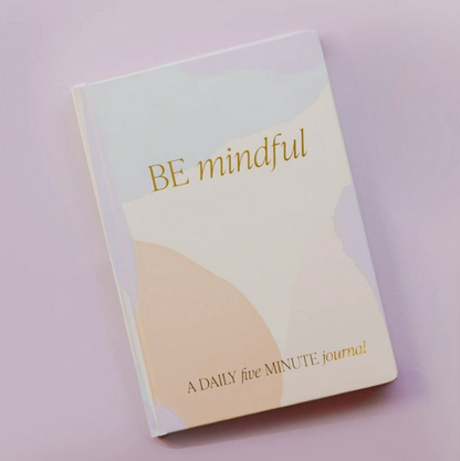 Be Mindful Multi-Colored Fabric Journal