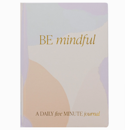 Be Mindful Multi-Colored Fabric Journal