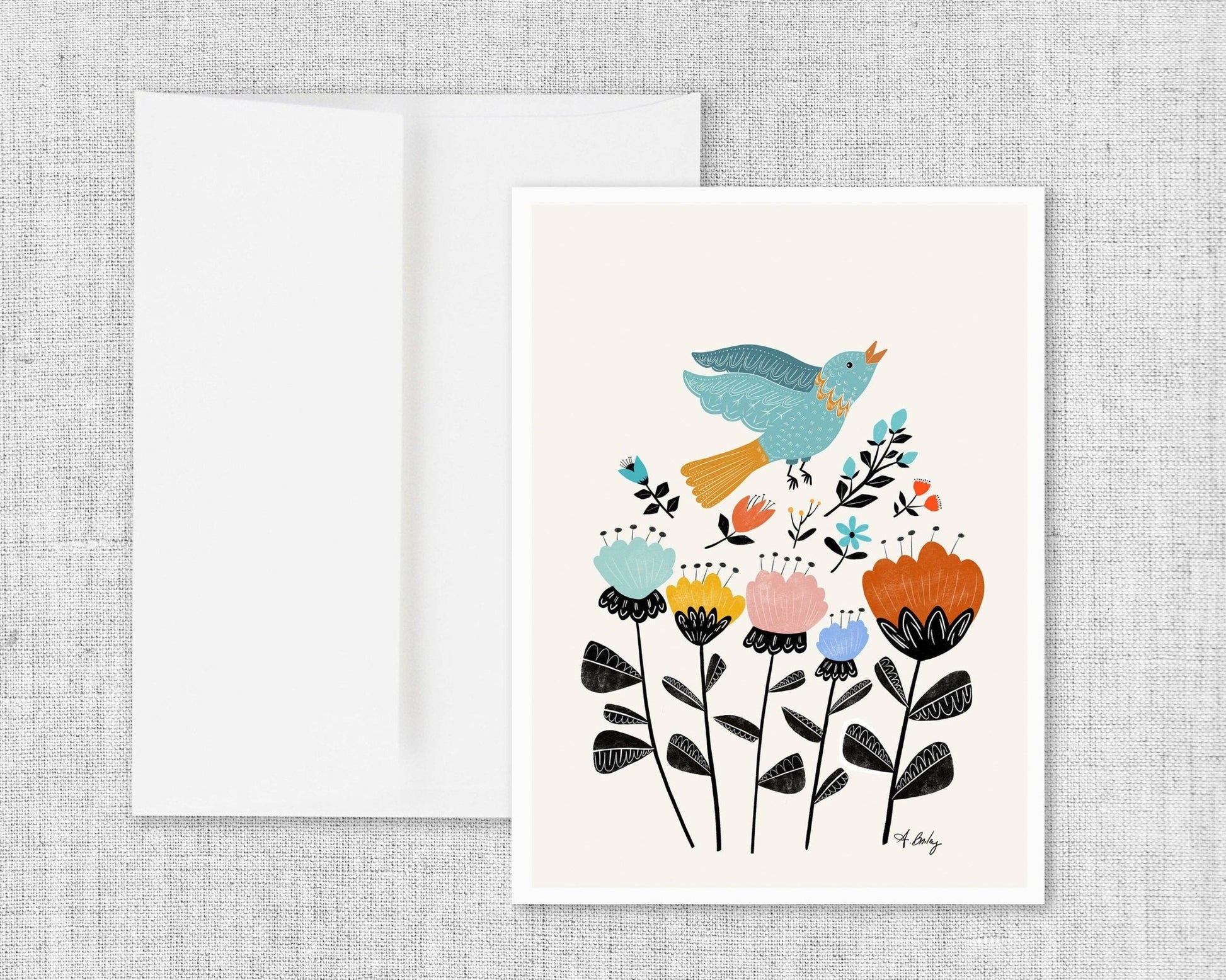 A Song for Everyone - Modern Greeting Card - La Vie Est Belle
