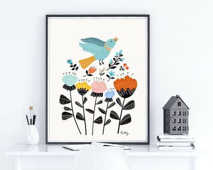 A Song for Everyone - Scandinavian Wall Art - La Vie Est Belle