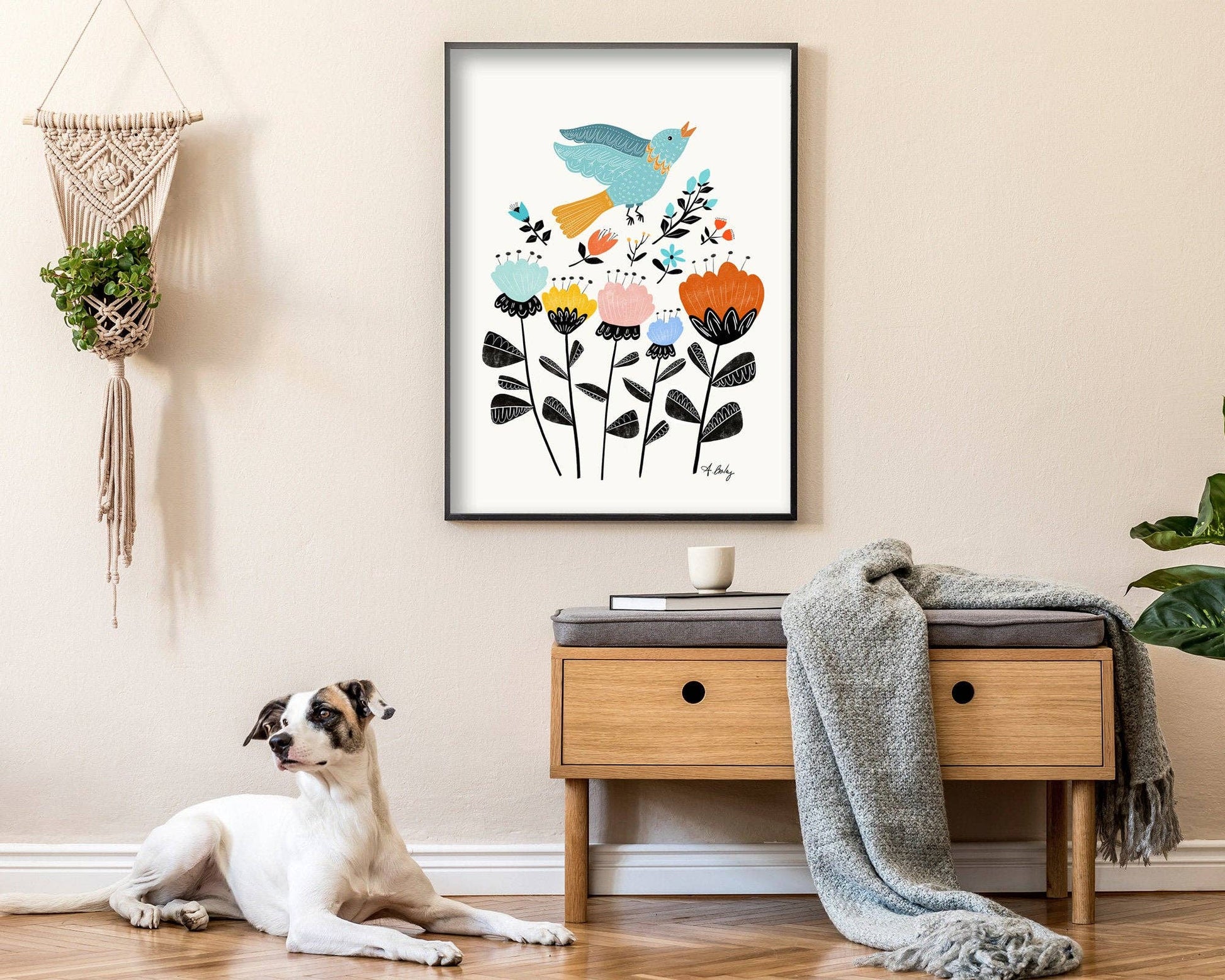 A Song for Everyone - Scandinavian Wall Art - La Vie Est Belle