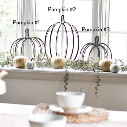 Pumpkin Steel Wall Decor