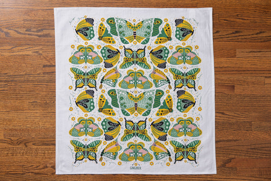 Night Butterfly Tea Towel