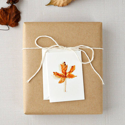 Maple leaf mini notecard