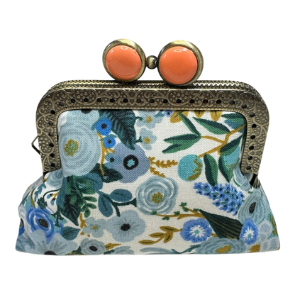 Kiki & Syds Mini Clutch Coin Purse - Blue Skies 