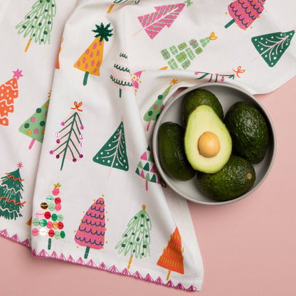 Glitzmas Christmas Dishtowel