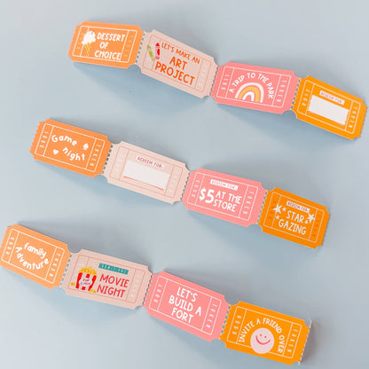 Activity Tickets for Kids - La Vie Est Belle