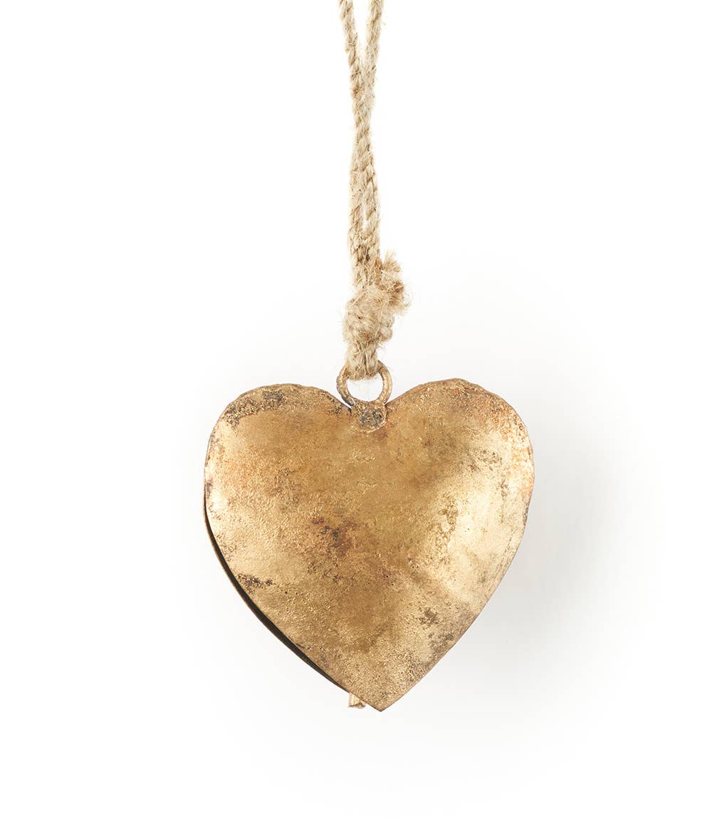 Alaya Heart Wind Chime - Rustic Bell - La Vie Est Belle
