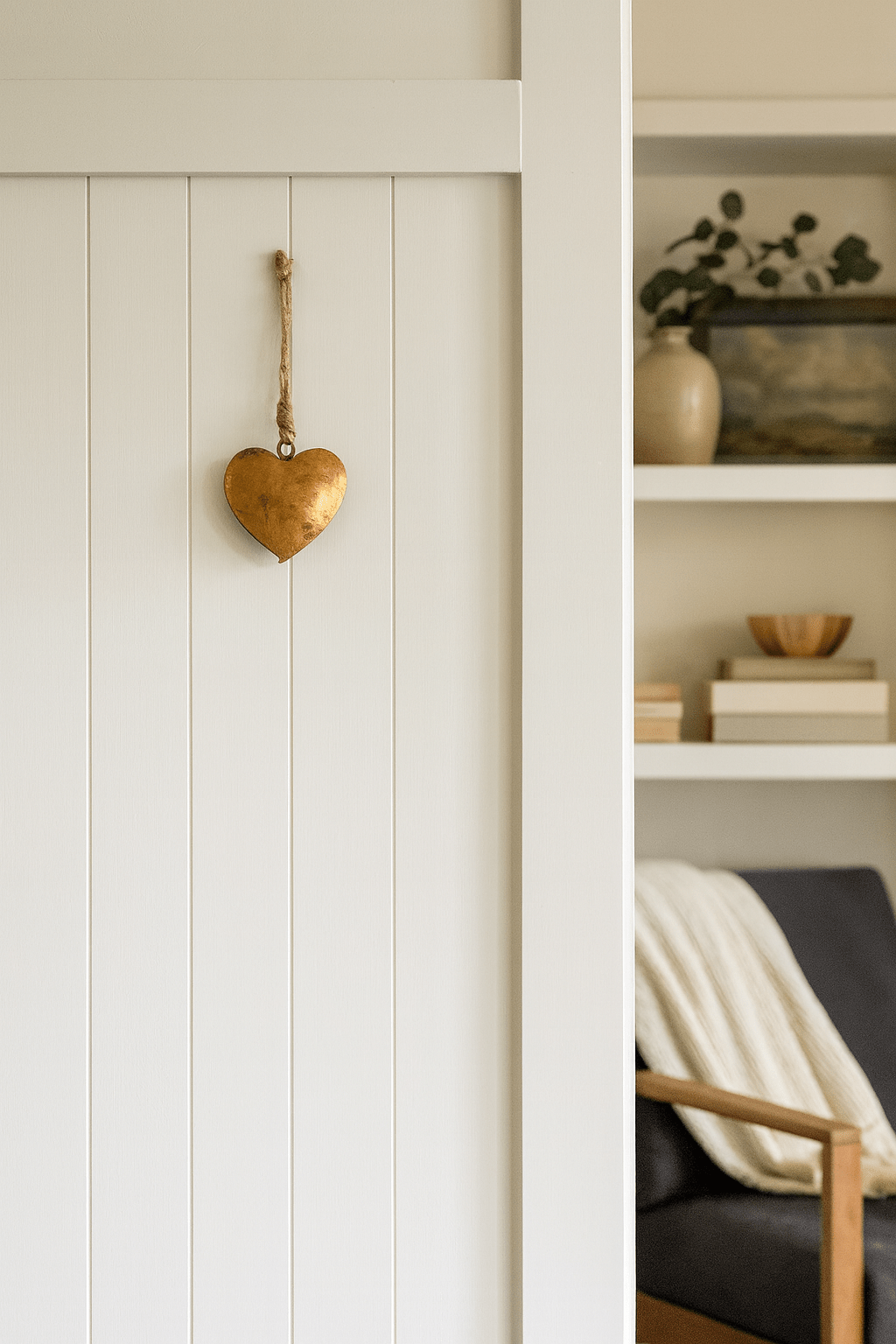 Alaya Heart Wind Chime - Rustic Bell - La Vie Est Belle