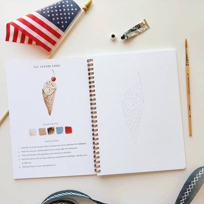 Americana watercolor workbook - La Vie Est Belle