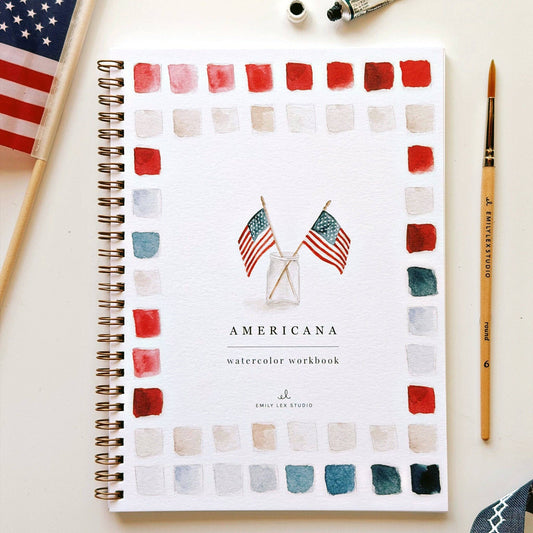 Americana watercolor workbook - La Vie Est Belle