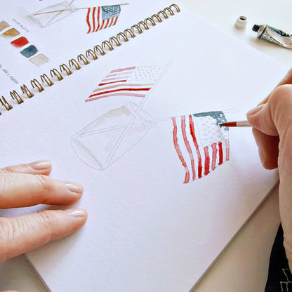 Americana watercolor workbook - La Vie Est Belle