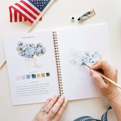 Americana watercolor workbook - La Vie Est Belle