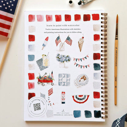 Americana watercolor workbook - La Vie Est Belle