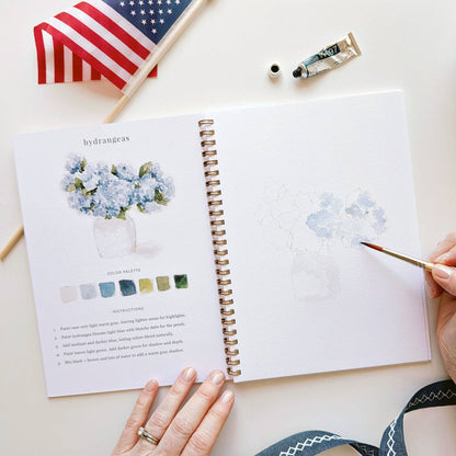 Americana watercolor workbook - La Vie Est Belle