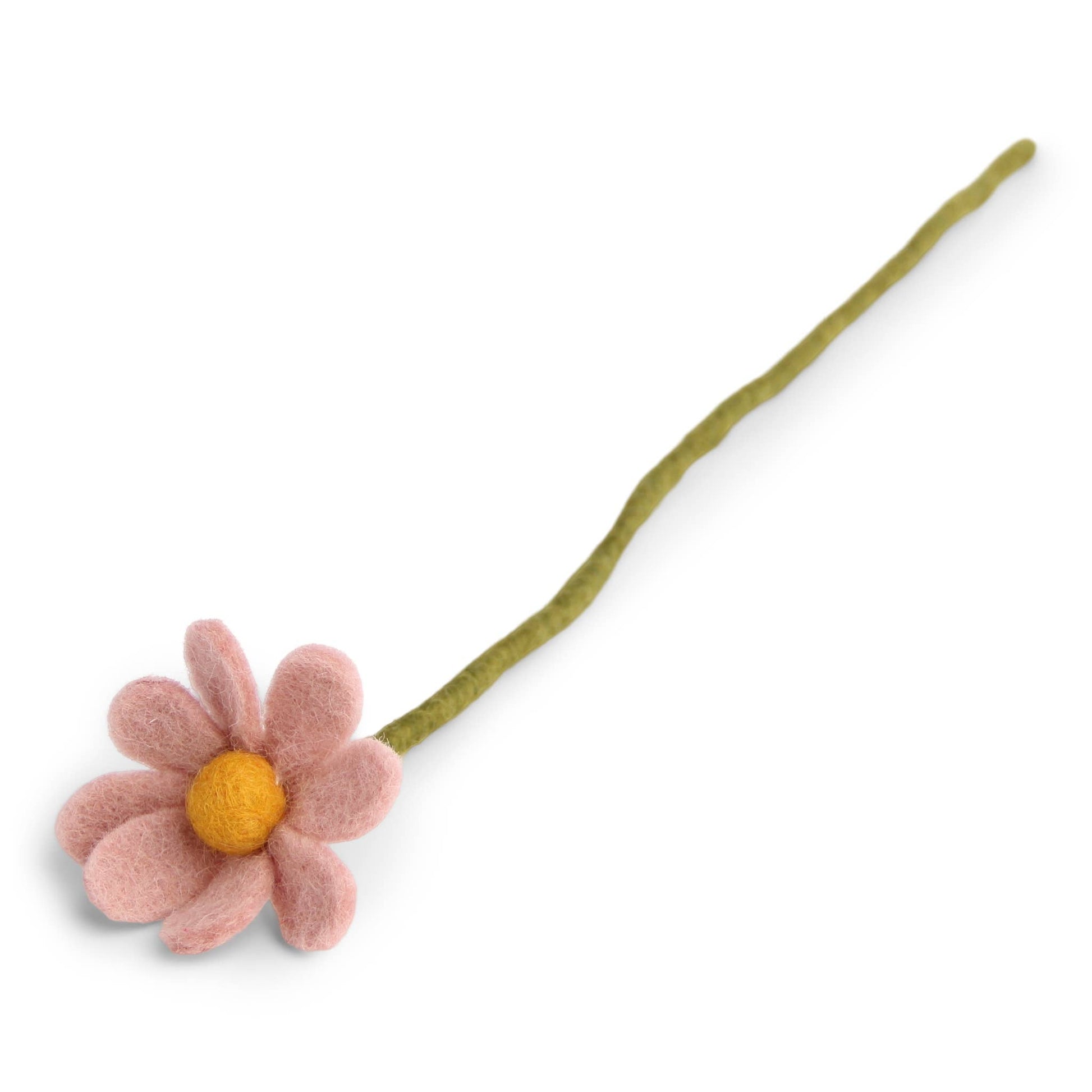 Anemone Dusty Rose Felt Flower - La Vie Est Belle
