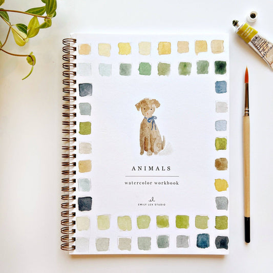 Animals Watercolor Workbook - La Vie Est Belle