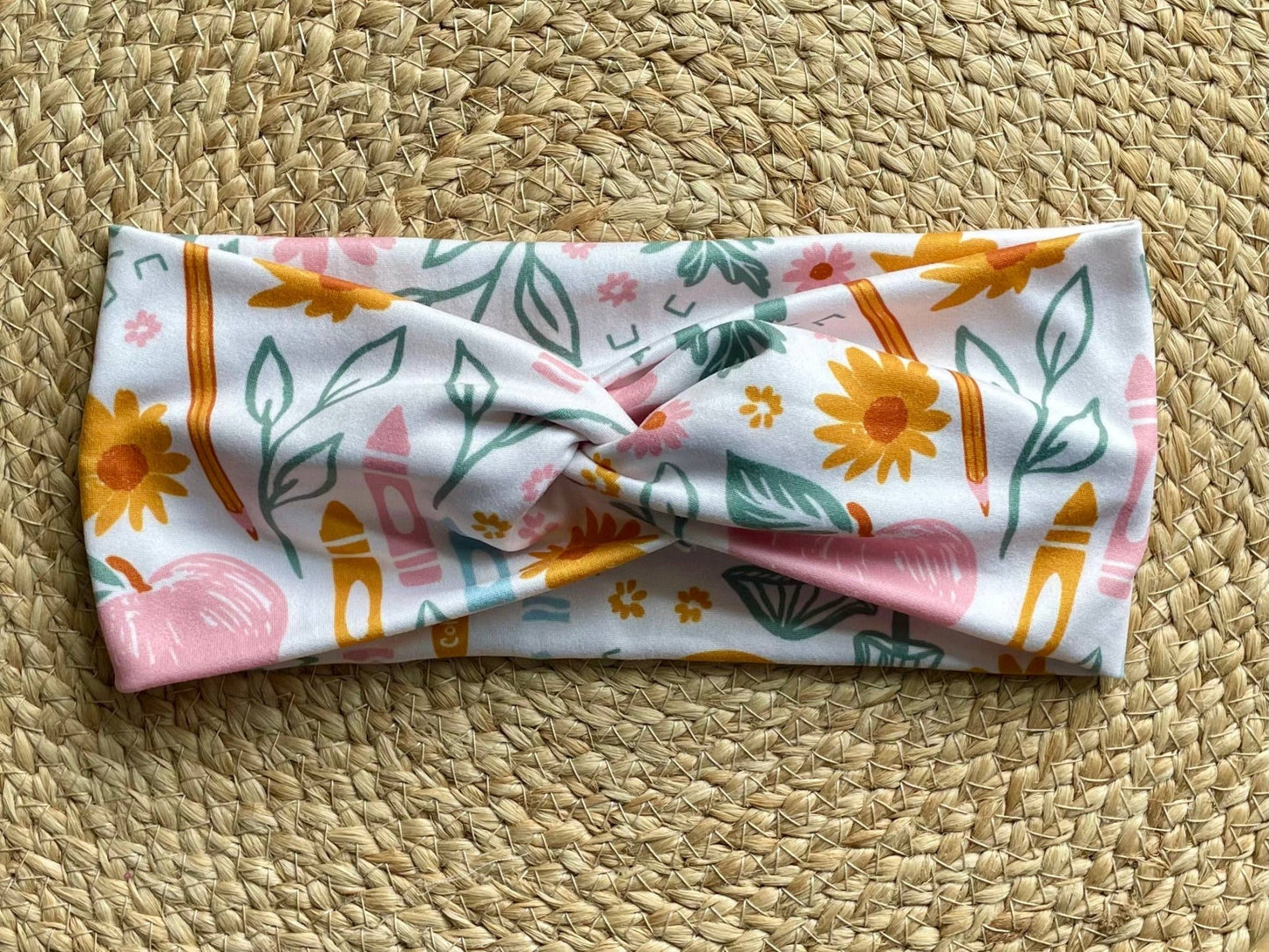 Apple Bouquet Knit Twist Headband - La Vie Est Belle