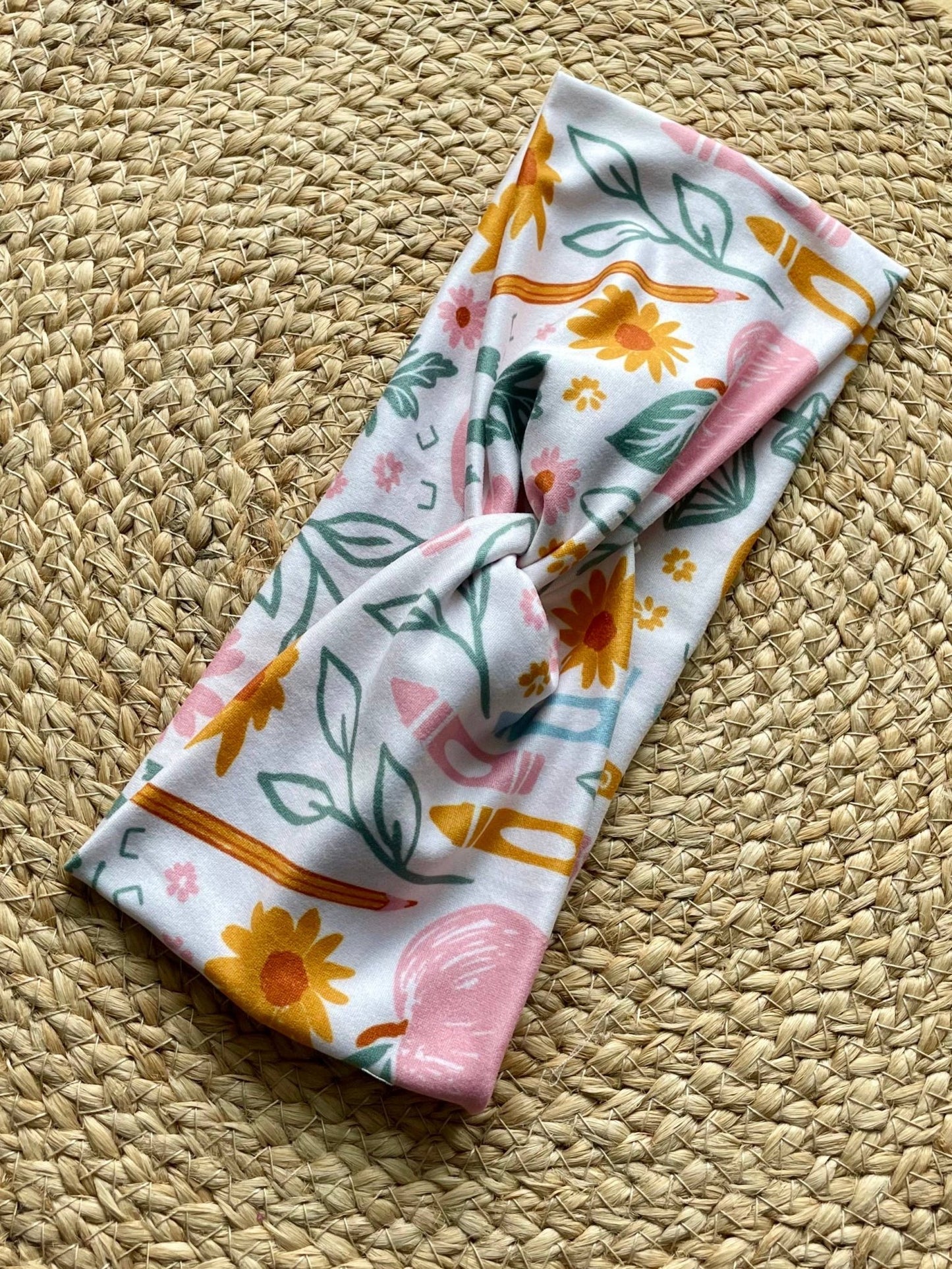 Apple Bouquet Knit Twist Headband - La Vie Est Belle