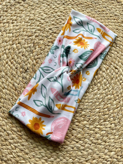 Apple Bouquet Knit Twist Headband - La Vie Est Belle