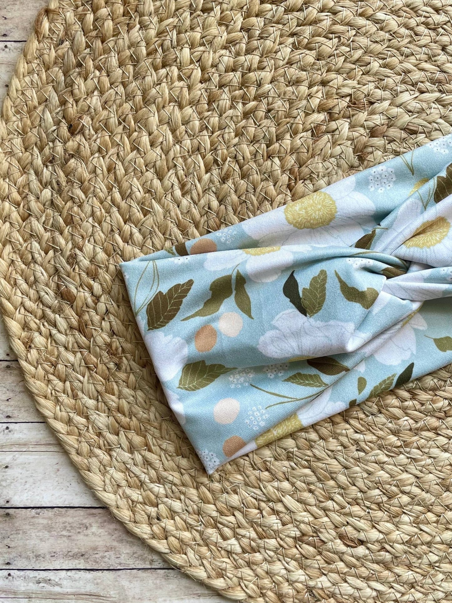 Apricot Blossoms Knit Twist Headband - La Vie Est Belle