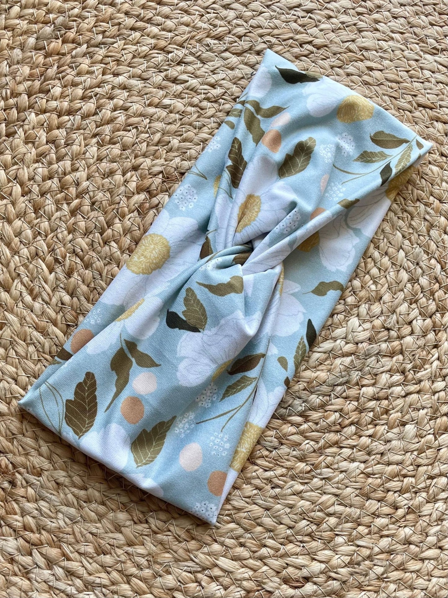 Apricot Blossoms Knit Twist Headband - La Vie Est Belle