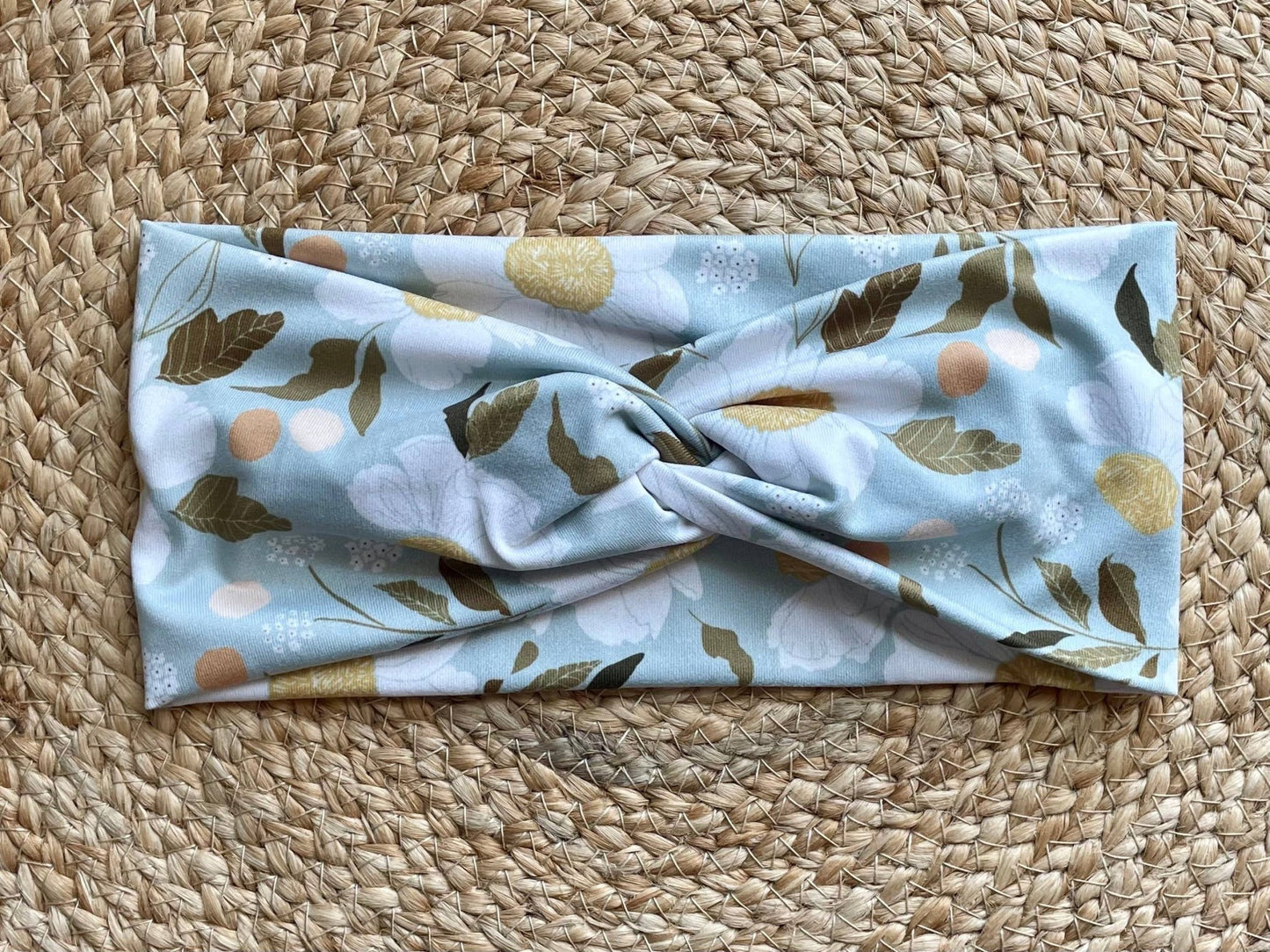Apricot Blossoms Knit Twist Headband - La Vie Est Belle