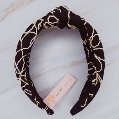 Artful Stitch Knotted Headband - La Vie Est Belle