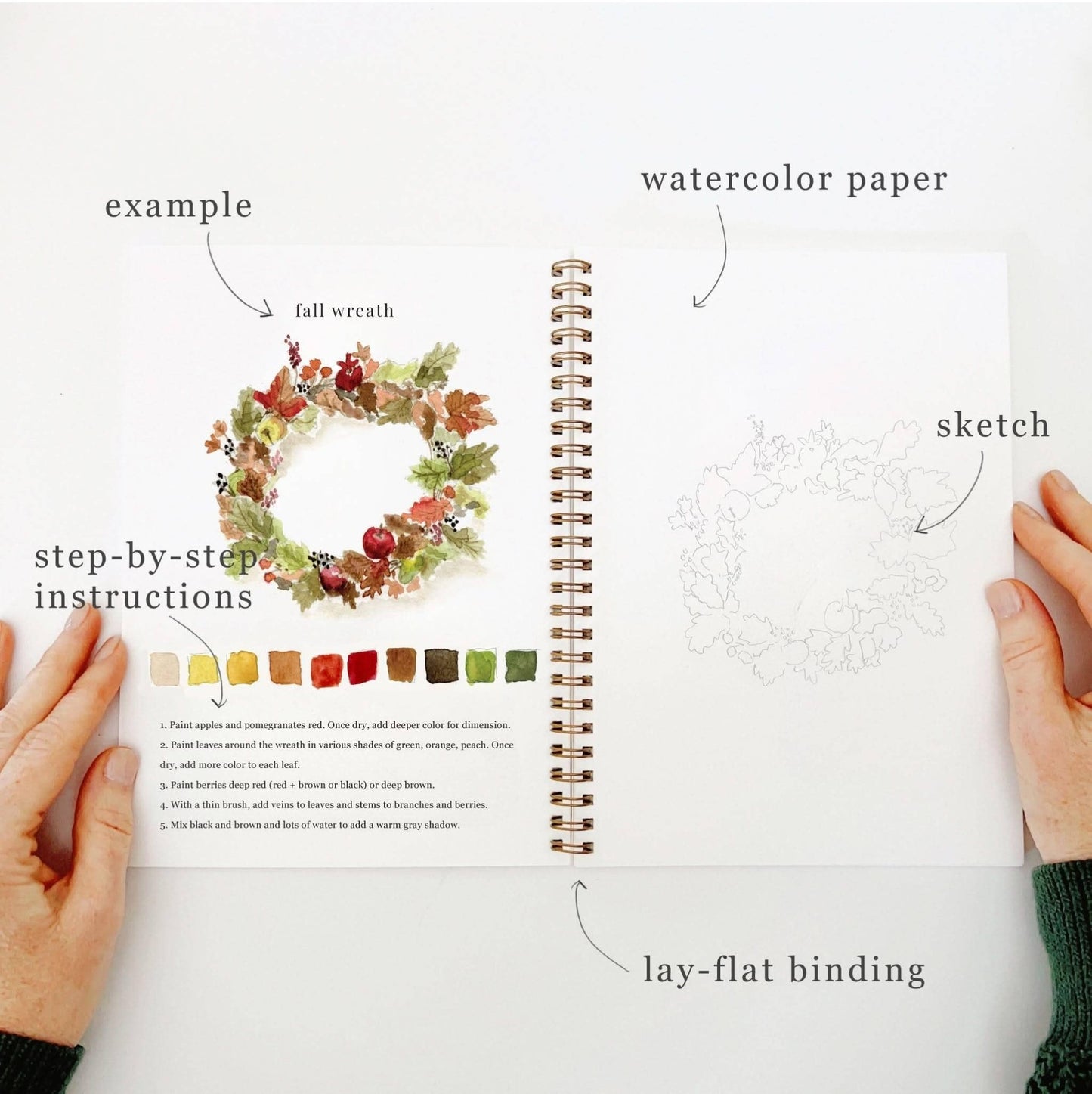 Autumn watercolor workbook - La Vie Est Belle