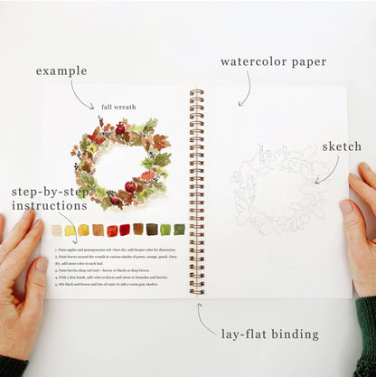 Autumn watercolor workbook - La Vie Est Belle