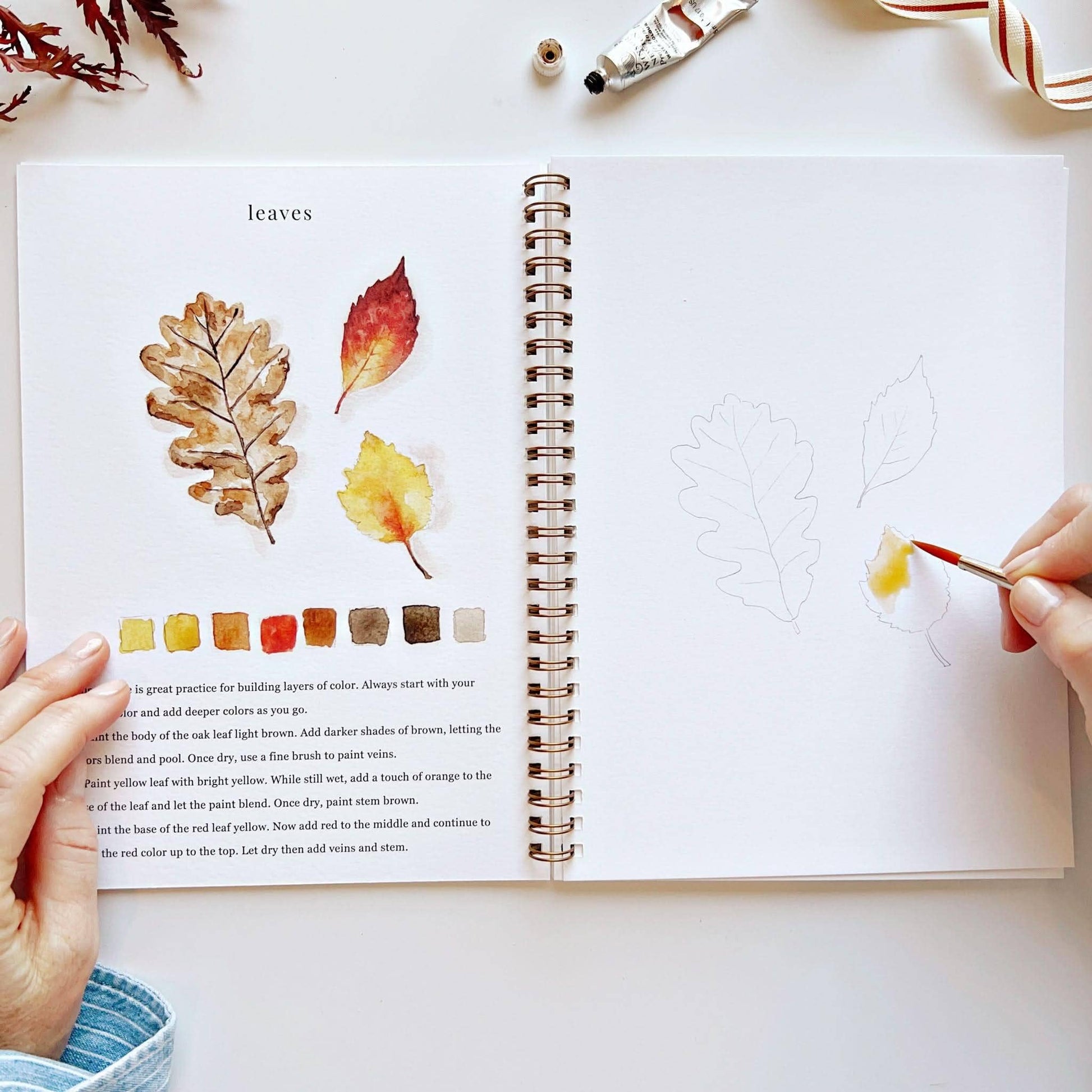 Autumn watercolor workbook - La Vie Est Belle