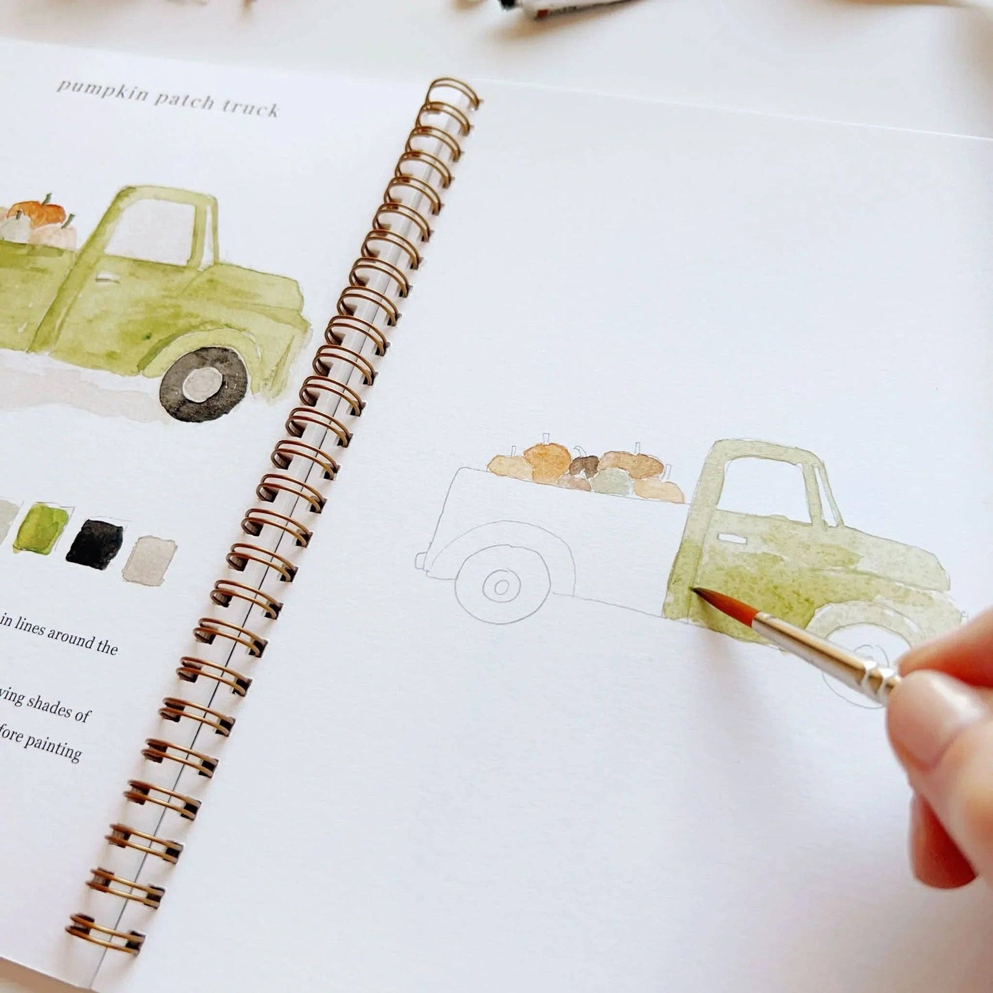 Autumn watercolor workbook - La Vie Est Belle