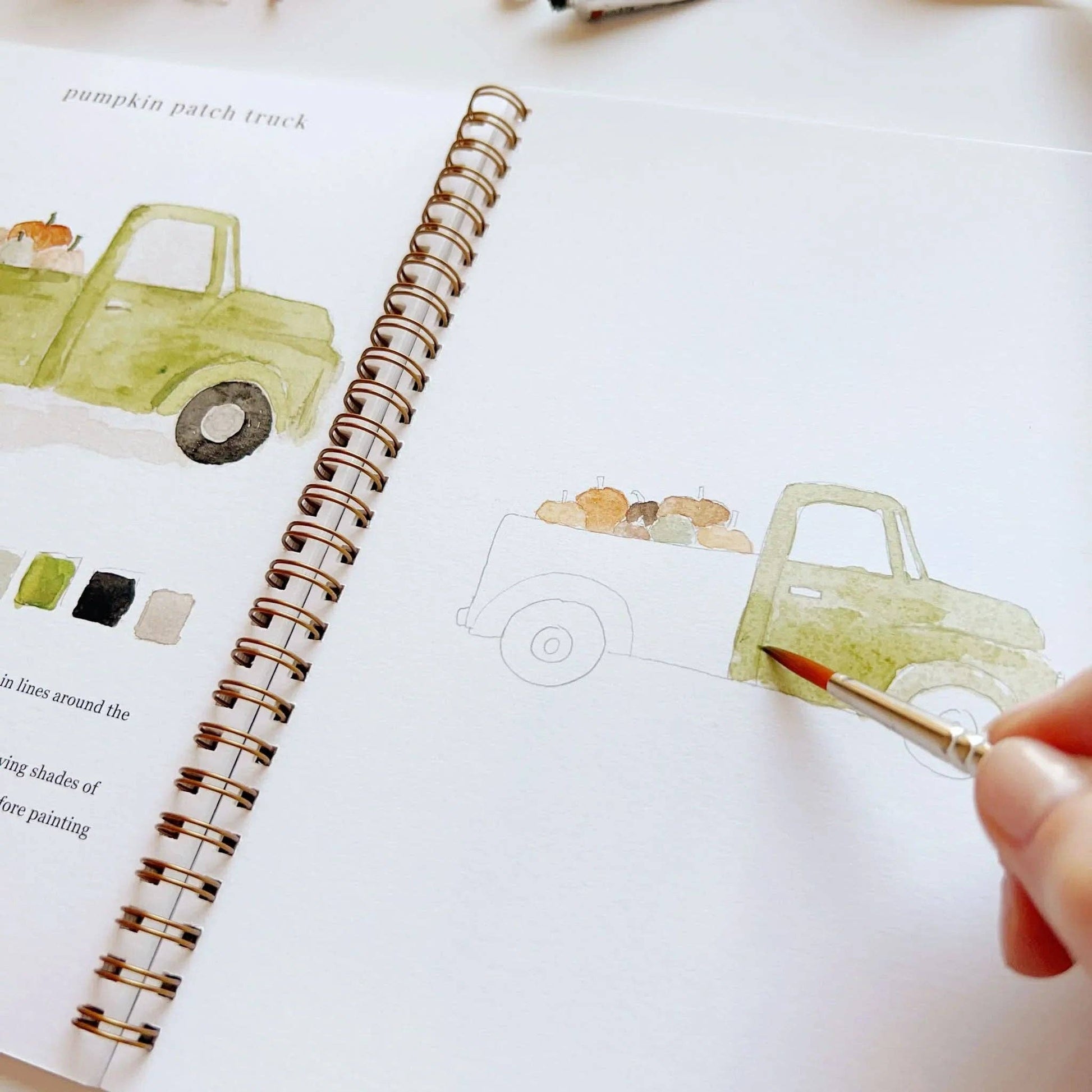 Autumn watercolor workbook - La Vie Est Belle