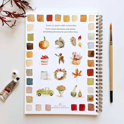 Autumn watercolor workbook - La Vie Est Belle