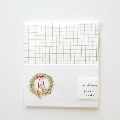 Bell Wreath Place Cards