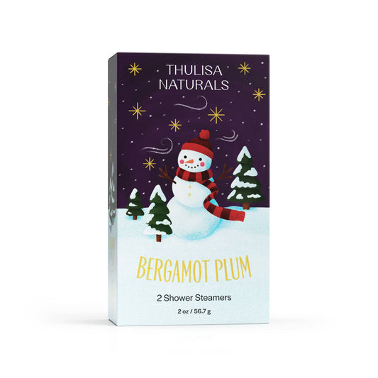 Christmas Bergamot Plum Shower Steamers Gift Set