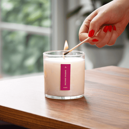 Backyard Rhubarb - Plant the Box Candle - 9oz. - La Vie Est Belle