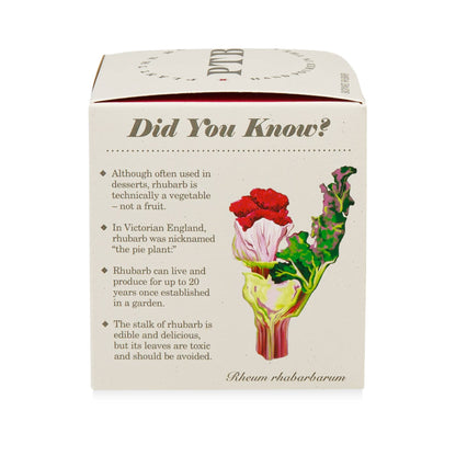 Backyard Rhubarb - Plant the Box Candle - 9oz. - La Vie Est Belle
