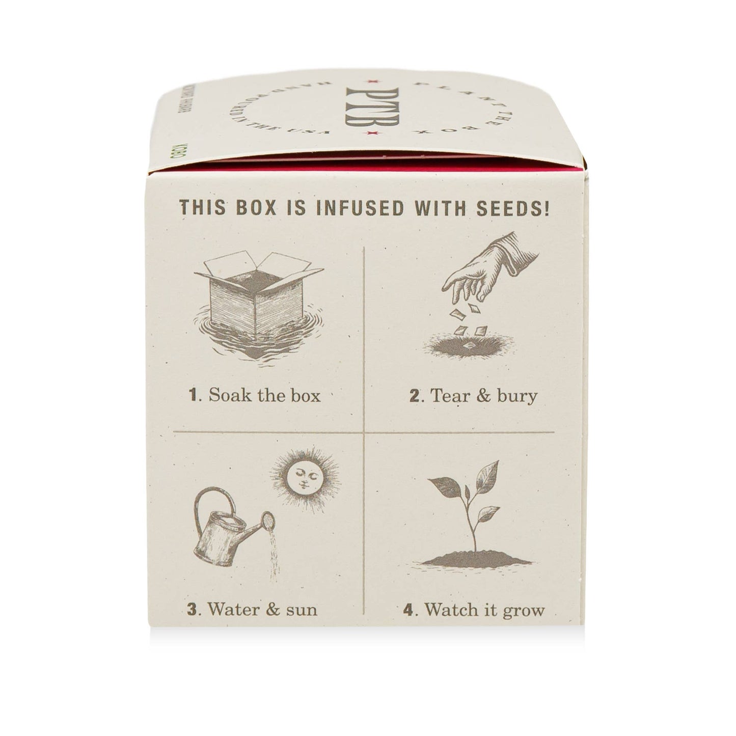 Backyard Rhubarb - Plant the Box Candle - 9oz. - La Vie Est Belle