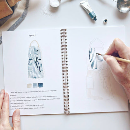 Baking Watercolor Workbook - La Vie Est Belle