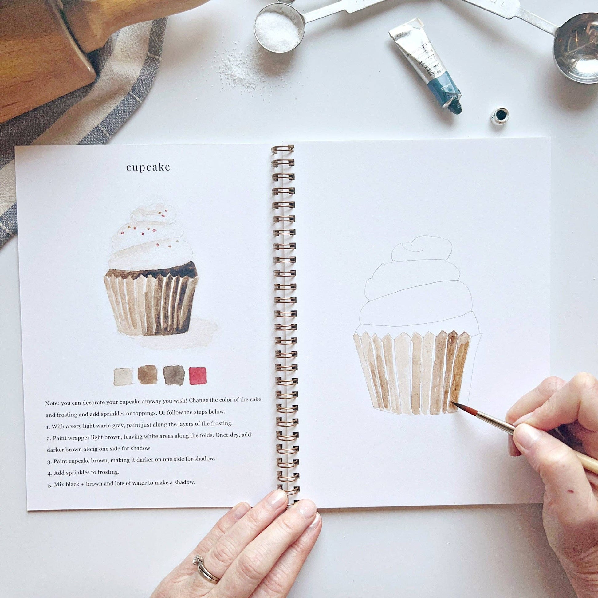 Baking Watercolor Workbook - La Vie Est Belle