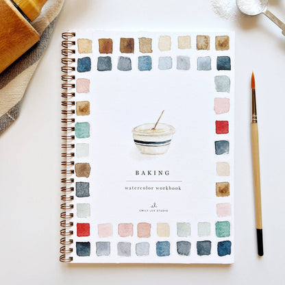 Baking Watercolor Workbook - La Vie Est Belle