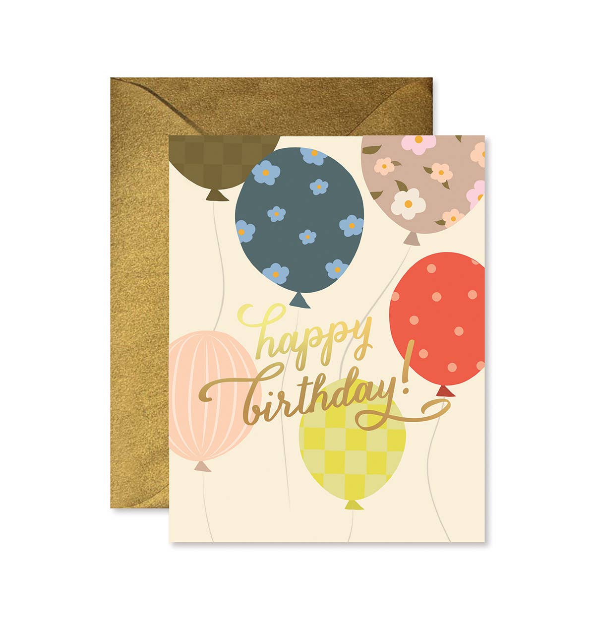 Balloon Release Birthday Greeting Card - La Vie Est Belle