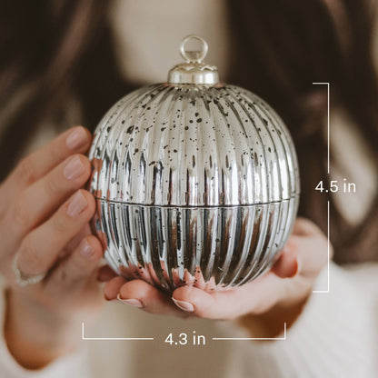Merry and Bright Soy Candle - 5 oz Ornament Jar