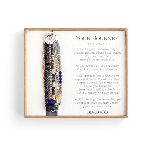Beaded Love Bracelet - Indigo - La Vie Est Belle