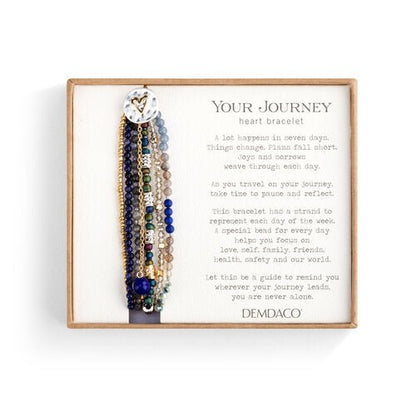 Beaded Love Bracelet - Indigo - La Vie Est Belle